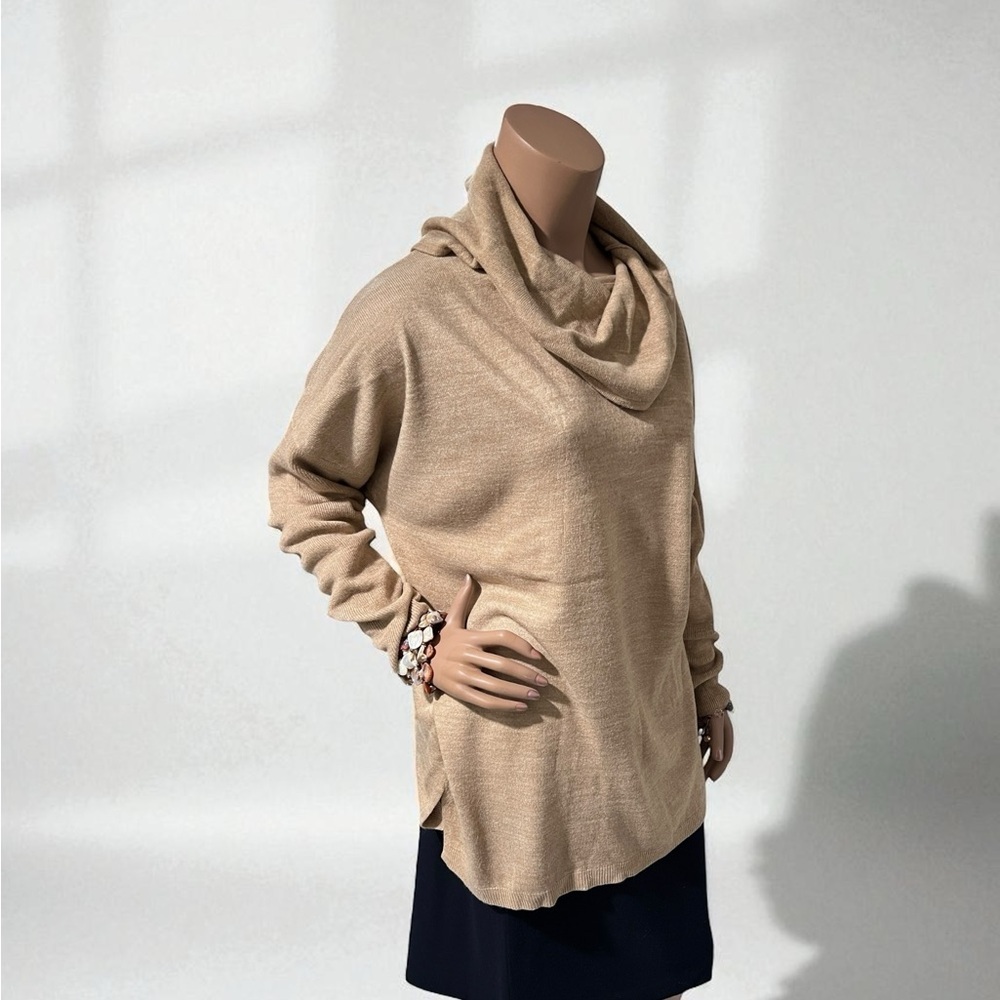 Sag Harbor Beige Apparel Cow Neck Collar.☑️